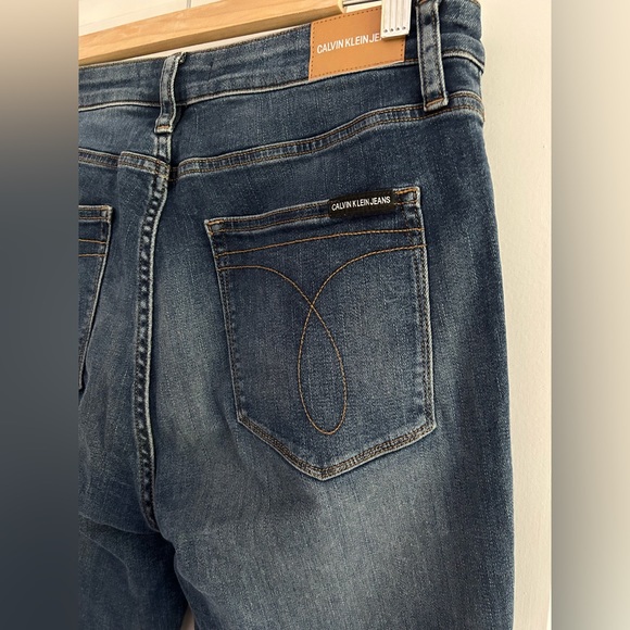 CALVIN KLEIN High Rise Skinny Stretch Jeans - Picture 7 of 7
